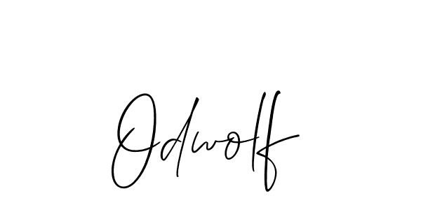 Make a beautiful signature design for name Odwolf. With this signature (Allison_Script) style, you can create a handwritten signature for free. Odwolf signature style 2 images and pictures png