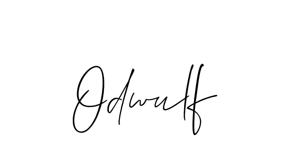 Design your own signature with our free online signature maker. With this signature software, you can create a handwritten (Allison_Script) signature for name Odwulf. Odwulf signature style 2 images and pictures png