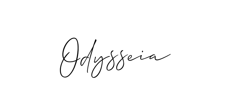 Allison_Script is a professional signature style that is perfect for those who want to add a touch of class to their signature. It is also a great choice for those who want to make their signature more unique. Get Odysseia name to fancy signature for free. Odysseia signature style 2 images and pictures png