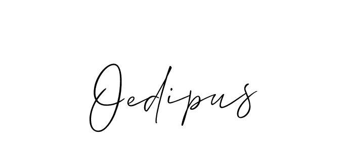 You should practise on your own different ways (Allison_Script) to write your name (Oedipus) in signature. don't let someone else do it for you. Oedipus signature style 2 images and pictures png