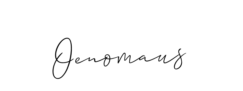 The best way (Allison_Script) to make a short signature is to pick only two or three words in your name. The name Oenomaus include a total of six letters. For converting this name. Oenomaus signature style 2 images and pictures png