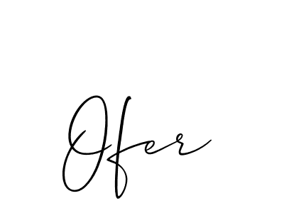 Make a beautiful signature design for name Ofer. Use this online signature maker to create a handwritten signature for free. Ofer signature style 2 images and pictures png