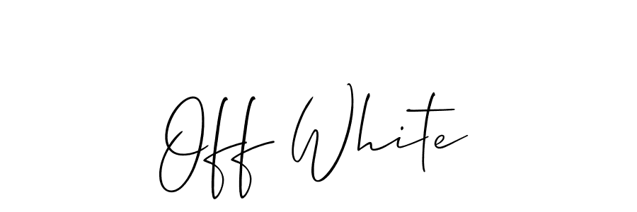 Once you've used our free online signature maker to create your best signature Allison_Script style, it's time to enjoy all of the benefits that Off White name signing documents. Off White signature style 2 images and pictures png