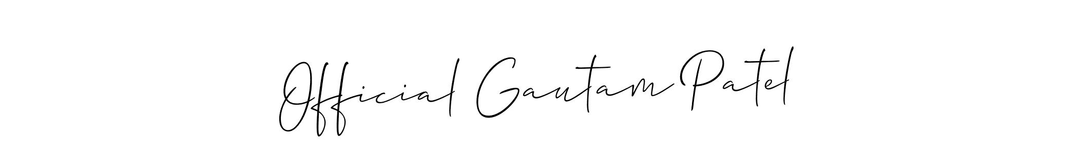 Check out images of Autograph of Official Gautam Patel name. Actor Official Gautam Patel Signature Style. Allison_Script is a professional sign style online. Official Gautam Patel signature style 2 images and pictures png