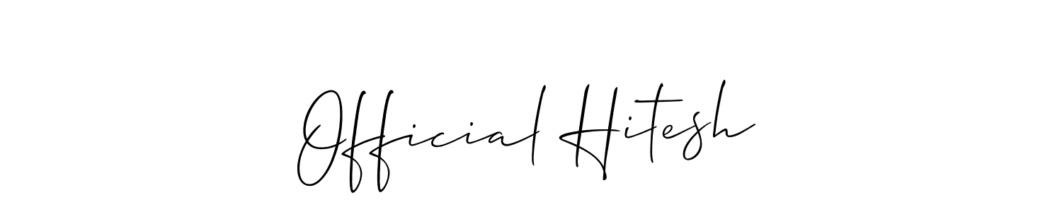 Check out images of Autograph of Official Hitesh name. Actor Official Hitesh Signature Style. Allison_Script is a professional sign style online. Official Hitesh signature style 2 images and pictures png