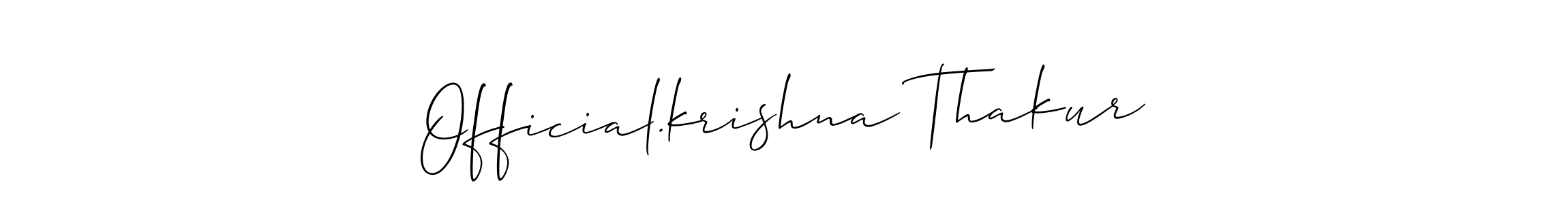 See photos of Official.krishna Thakur official signature by Spectra . Check more albums & portfolios. Read reviews & check more about Allison_Script font. Official.krishna Thakur signature style 2 images and pictures png