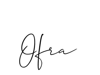 Use a signature maker to create a handwritten signature online. With this signature software, you can design (Allison_Script) your own signature for name Ofra. Ofra signature style 2 images and pictures png