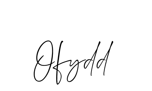 Make a beautiful signature design for name Ofydd. With this signature (Allison_Script) style, you can create a handwritten signature for free. Ofydd signature style 2 images and pictures png