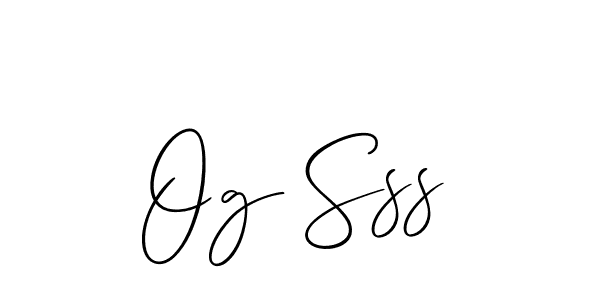 This is the best signature style for the Og Sss name. Also you like these signature font (Allison_Script). Mix name signature. Og Sss signature style 2 images and pictures png