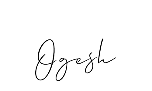 You should practise on your own different ways (Allison_Script) to write your name (Ogesh) in signature. don't let someone else do it for you. Ogesh signature style 2 images and pictures png