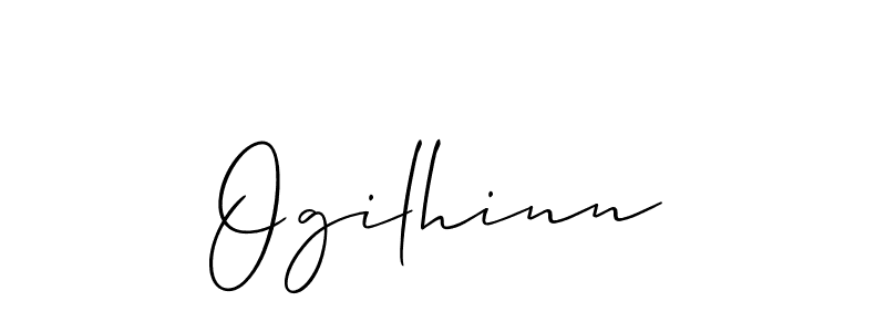 Also You can easily find your signature by using the search form. We will create Ogilhinn name handwritten signature images for you free of cost using Allison_Script sign style. Ogilhinn signature style 2 images and pictures png