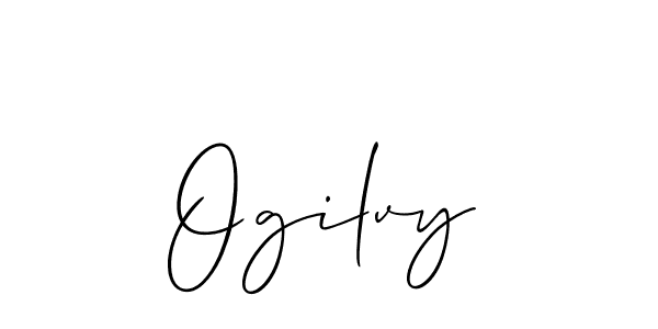 You should practise on your own different ways (Allison_Script) to write your name (Ogilvy) in signature. don't let someone else do it for you. Ogilvy signature style 2 images and pictures png