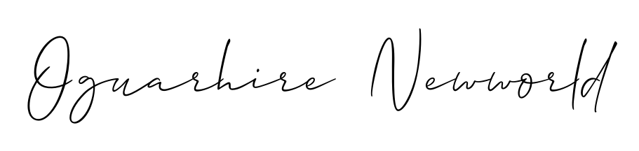 Transform the name Oguarhire  Newworld into a signature masterpiece using Allison_Script font. Ideal for photographers, artists, and creators looking for watermarks. Oguarhire  Newworld signature style 2 images and pictures png