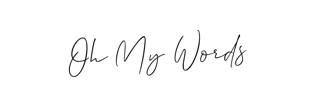 Here are the top 10 professional signature styles for the name Oh My Words. These are the best autograph styles you can use for your name. Oh My Words signature style 2 images and pictures png