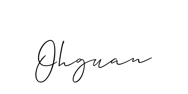 Similarly Allison_Script is the best handwritten signature design. Signature creator online .You can use it as an online autograph creator for name Ohguan. Ohguan signature style 2 images and pictures png