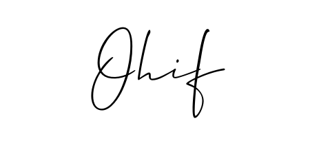 Create a beautiful signature design for name Ohif. With this signature (Allison_Script) fonts, you can make a handwritten signature for free. Ohif signature style 2 images and pictures png