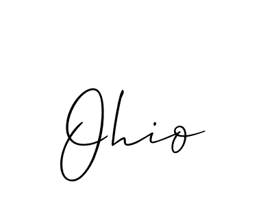 Design your own signature with our free online signature maker. With this signature software, you can create a handwritten (Allison_Script) signature for name Ohio. Ohio signature style 2 images and pictures png