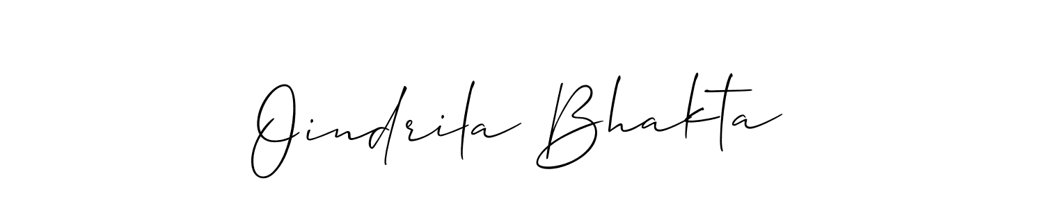 Also we have Oindrila Bhakta name is the best signature style. Create professional handwritten signature collection using Allison_Script autograph style. Oindrila Bhakta signature style 2 images and pictures png