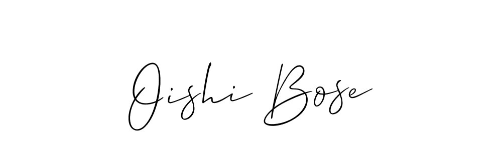 How to Draw Oishi Bose signature style? Allison_Script is a latest design signature styles for name Oishi Bose. Oishi Bose signature style 2 images and pictures png