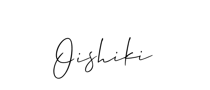 Make a beautiful signature design for name Oishiki. Use this online signature maker to create a handwritten signature for free. Oishiki signature style 2 images and pictures png