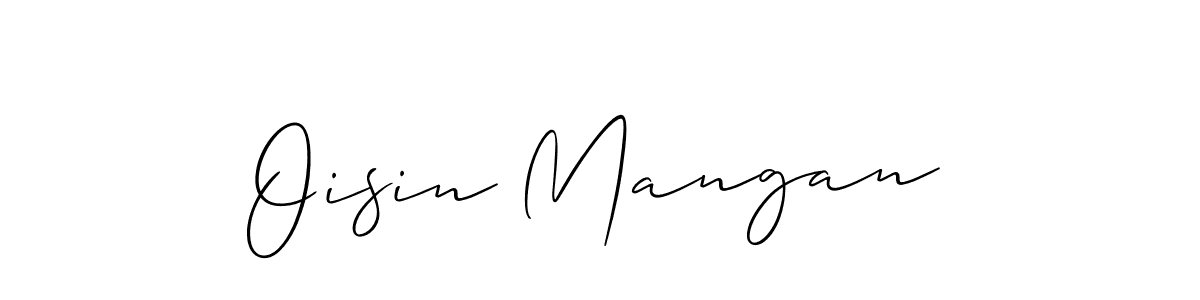 Similarly Allison_Script is the best handwritten signature design. Signature creator online .You can use it as an online autograph creator for name Oisin Mangan. Oisin Mangan signature style 2 images and pictures png