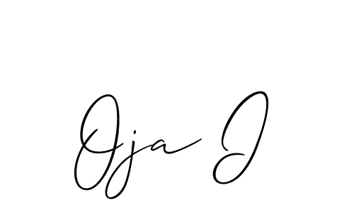 Best and Professional Signature Style for Oja I. Allison_Script Best Signature Style Collection. Oja I signature style 2 images and pictures png