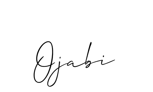 It looks lik you need a new signature style for name Ojabi. Design unique handwritten (Allison_Script) signature with our free signature maker in just a few clicks. Ojabi signature style 2 images and pictures png