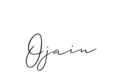 Best and Professional Signature Style for Ojain. Allison_Script Best Signature Style Collection. Ojain signature style 2 images and pictures png