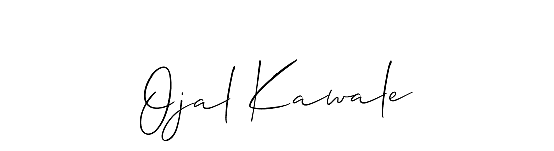 Once you've used our free online signature maker to create your best signature Allison_Script style, it's time to enjoy all of the benefits that Ojal Kawale name signing documents. Ojal Kawale signature style 2 images and pictures png
