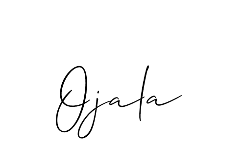 Create a beautiful signature design for name Ojala. With this signature (Allison_Script) fonts, you can make a handwritten signature for free. Ojala signature style 2 images and pictures png