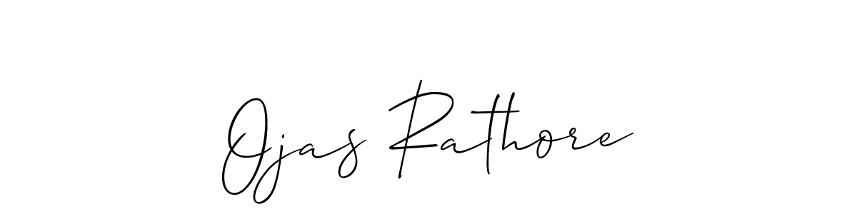 Design your own signature with our free online signature maker. With this signature software, you can create a handwritten (Allison_Script) signature for name Ojas Rathore. Ojas Rathore signature style 2 images and pictures png