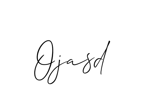 Design your own signature with our free online signature maker. With this signature software, you can create a handwritten (Allison_Script) signature for name Ojasd. Ojasd signature style 2 images and pictures png