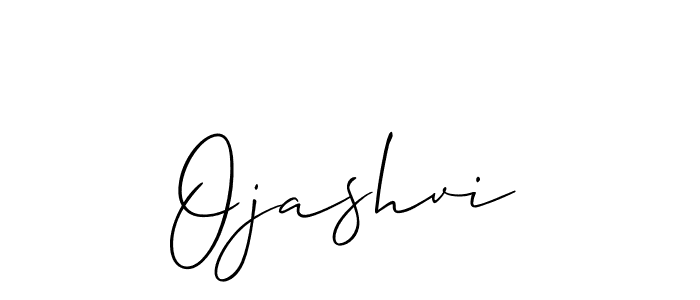 Best and Professional Signature Style for Ojashvi. Allison_Script Best Signature Style Collection. Ojashvi signature style 2 images and pictures png