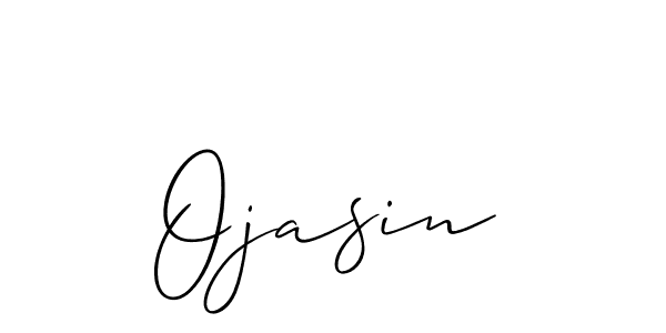 You should practise on your own different ways (Allison_Script) to write your name (Ojasin) in signature. don't let someone else do it for you. Ojasin signature style 2 images and pictures png