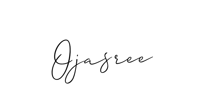 You can use this online signature creator to create a handwritten signature for the name Ojasree. This is the best online autograph maker. Ojasree signature style 2 images and pictures png