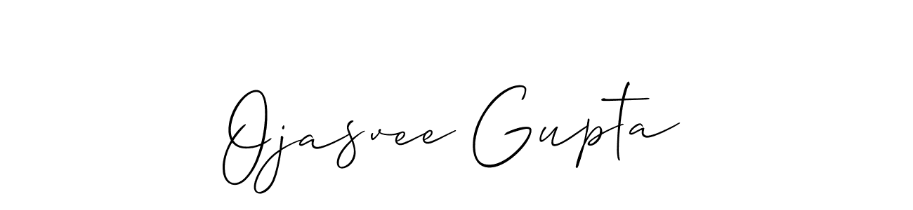 Make a short Ojasvee Gupta signature style. Manage your documents anywhere anytime using Allison_Script. Create and add eSignatures, submit forms, share and send files easily. Ojasvee Gupta signature style 2 images and pictures png