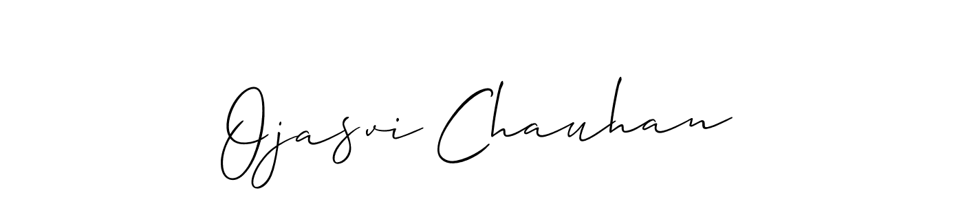 Make a beautiful signature design for name Ojasvi Chauhan. Use this online signature maker to create a handwritten signature for free. Ojasvi Chauhan signature style 2 images and pictures png