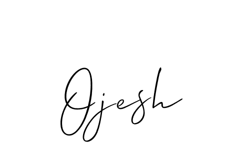 The best way (Allison_Script) to make a short signature is to pick only two or three words in your name. The name Ojesh include a total of six letters. For converting this name. Ojesh signature style 2 images and pictures png