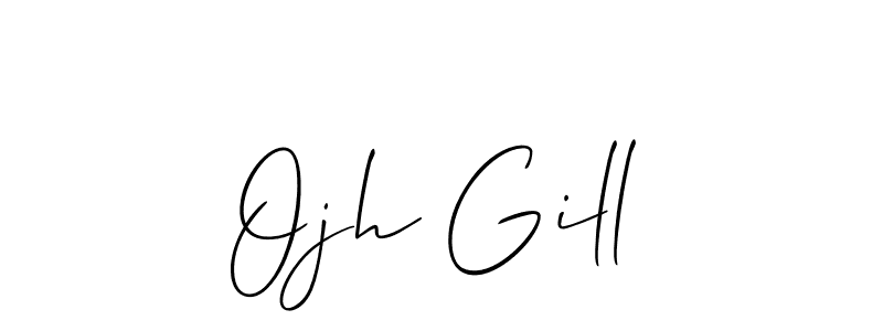 Once you've used our free online signature maker to create your best signature Allison_Script style, it's time to enjoy all of the benefits that Ojh Gill name signing documents. Ojh Gill signature style 2 images and pictures png