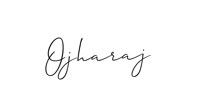 The best way (Allison_Script) to make a short signature is to pick only two or three words in your name. The name Ojharaj include a total of six letters. For converting this name. Ojharaj signature style 2 images and pictures png