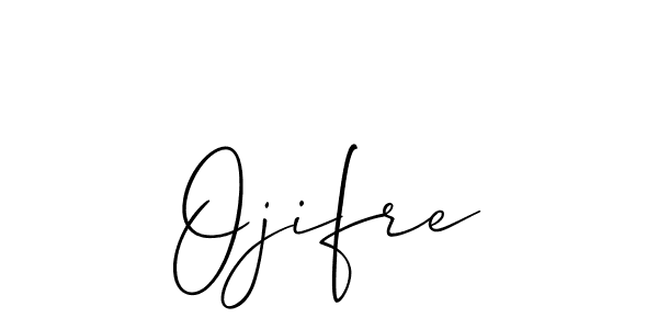 How to make Ojifre signature? Allison_Script is a professional autograph style. Create handwritten signature for Ojifre name. Ojifre signature style 2 images and pictures png