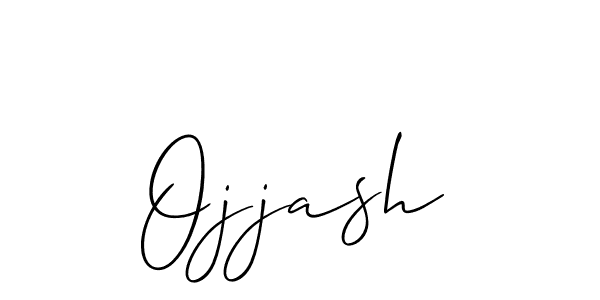 You should practise on your own different ways (Allison_Script) to write your name (Ojjash) in signature. don't let someone else do it for you. Ojjash signature style 2 images and pictures png