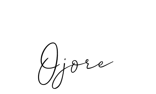 Allison_Script is a professional signature style that is perfect for those who want to add a touch of class to their signature. It is also a great choice for those who want to make their signature more unique. Get Ojore name to fancy signature for free. Ojore signature style 2 images and pictures png