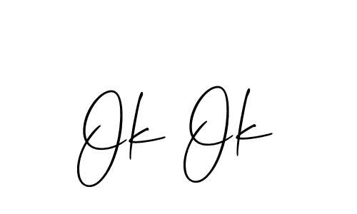 Ok Ok stylish signature style. Best Handwritten Sign (Allison_Script) for my name. Handwritten Signature Collection Ideas for my name Ok Ok. Ok Ok signature style 2 images and pictures png