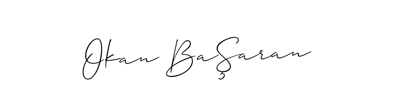 Also You can easily find your signature by using the search form. We will create Okan BaŞaran name handwritten signature images for you free of cost using Allison_Script sign style. Okan BaŞaran signature style 2 images and pictures png