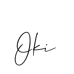 How to make Oki name signature. Use Allison_Script style for creating short signs online. This is the latest handwritten sign. Oki signature style 2 images and pictures png