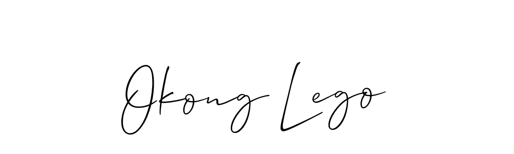 This is the best signature style for the Okong Lego name. Also you like these signature font (Allison_Script). Mix name signature. Okong Lego signature style 2 images and pictures png