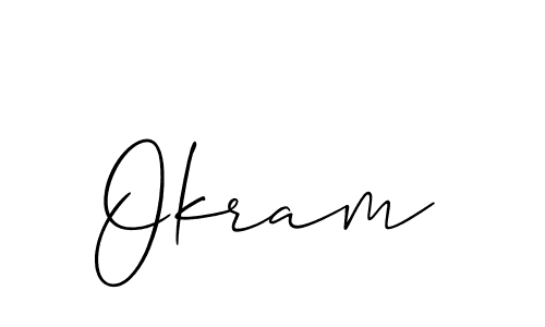 Once you've used our free online signature maker to create your best signature Allison_Script style, it's time to enjoy all of the benefits that Okram name signing documents. Okram signature style 2 images and pictures png