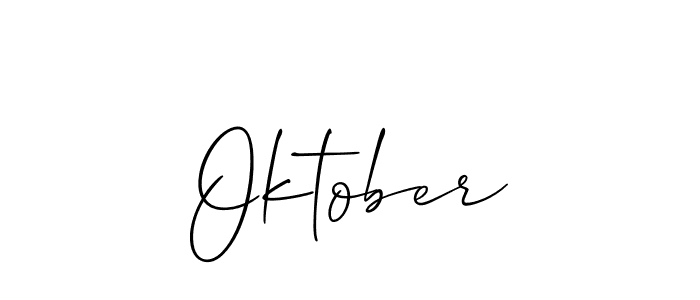 Make a beautiful signature design for name Oktober. Use this online signature maker to create a handwritten signature for free. Oktober signature style 2 images and pictures png