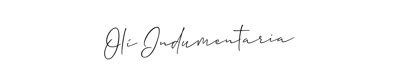 Make a beautiful signature design for name Olí Indumentaria. Use this online signature maker to create a handwritten signature for free. Olí Indumentaria signature style 2 images and pictures png